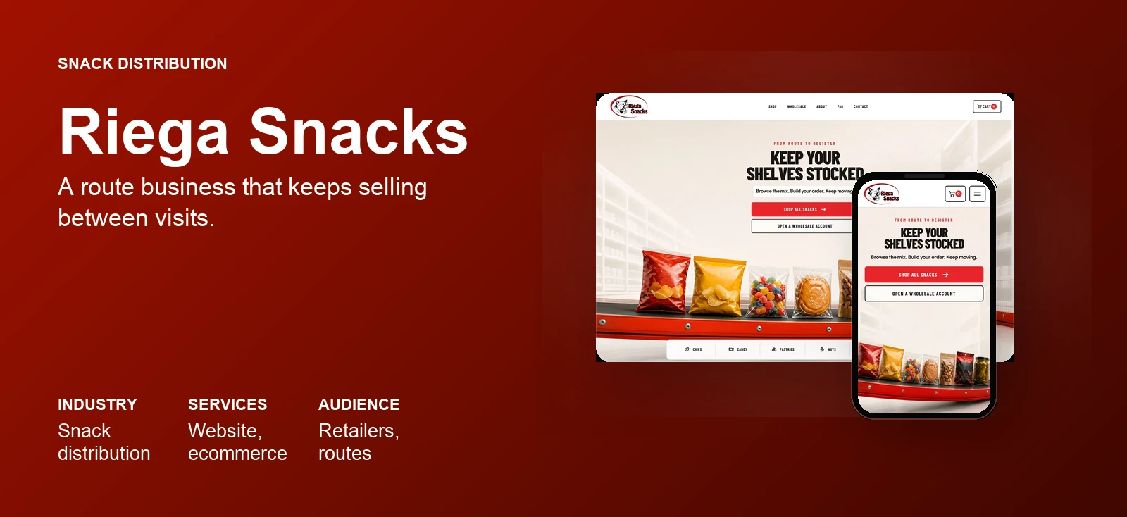 Riega Snacks case study by donebyverde