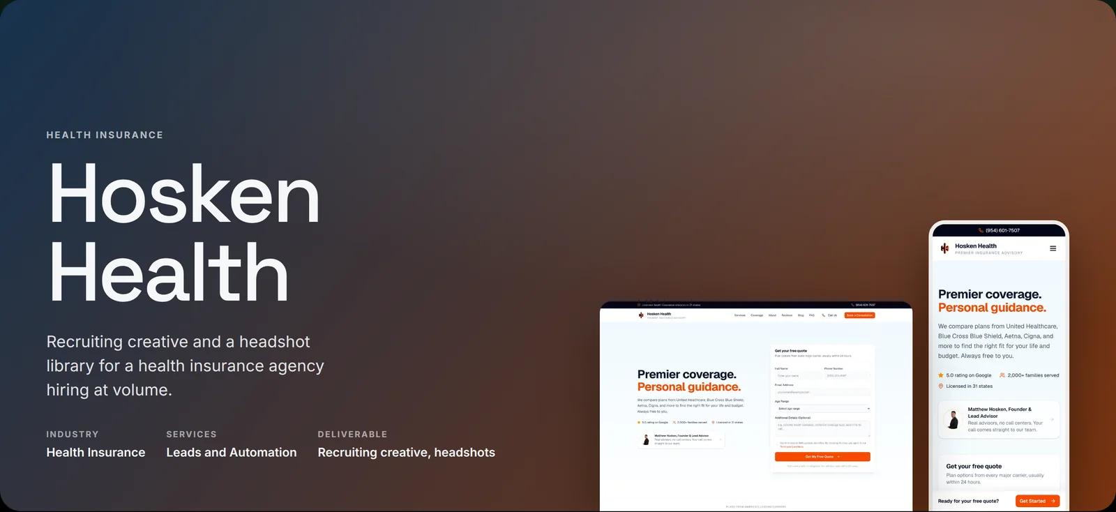 Hosken Health case study by donebyverde